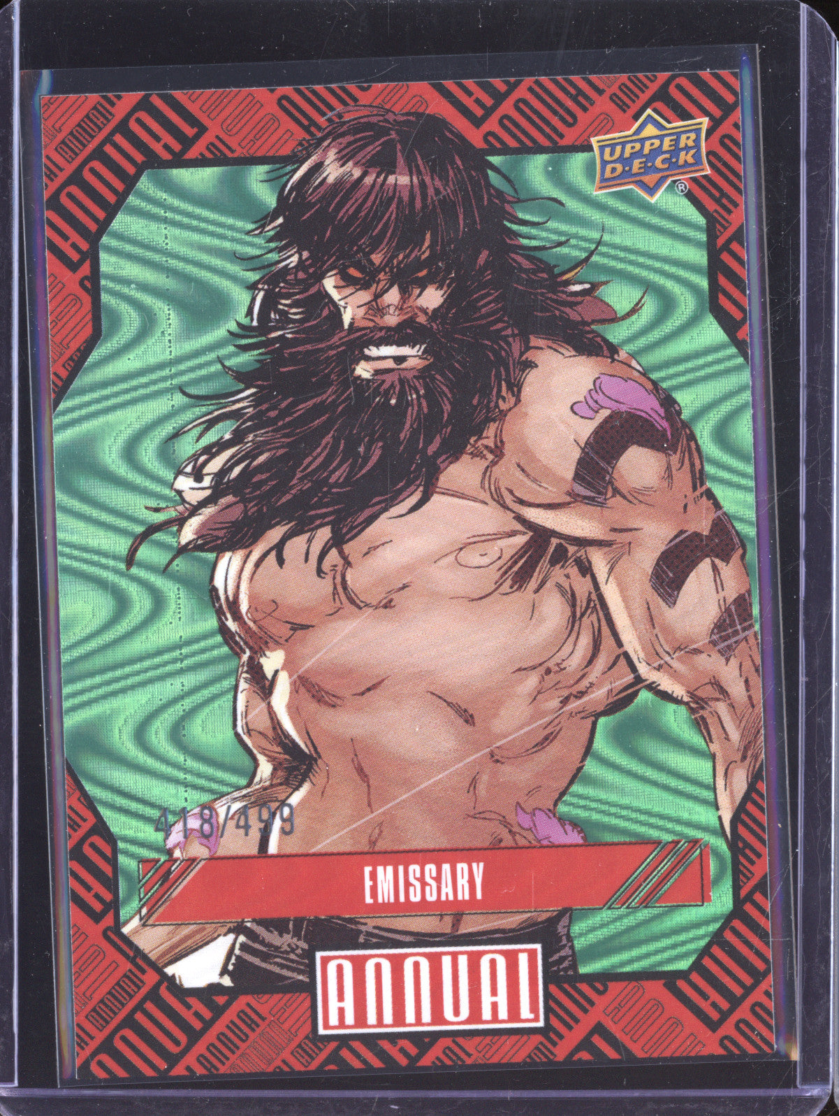 Emissary 2023-24 Upper Deck Marvel Annual 73 Green 418/499