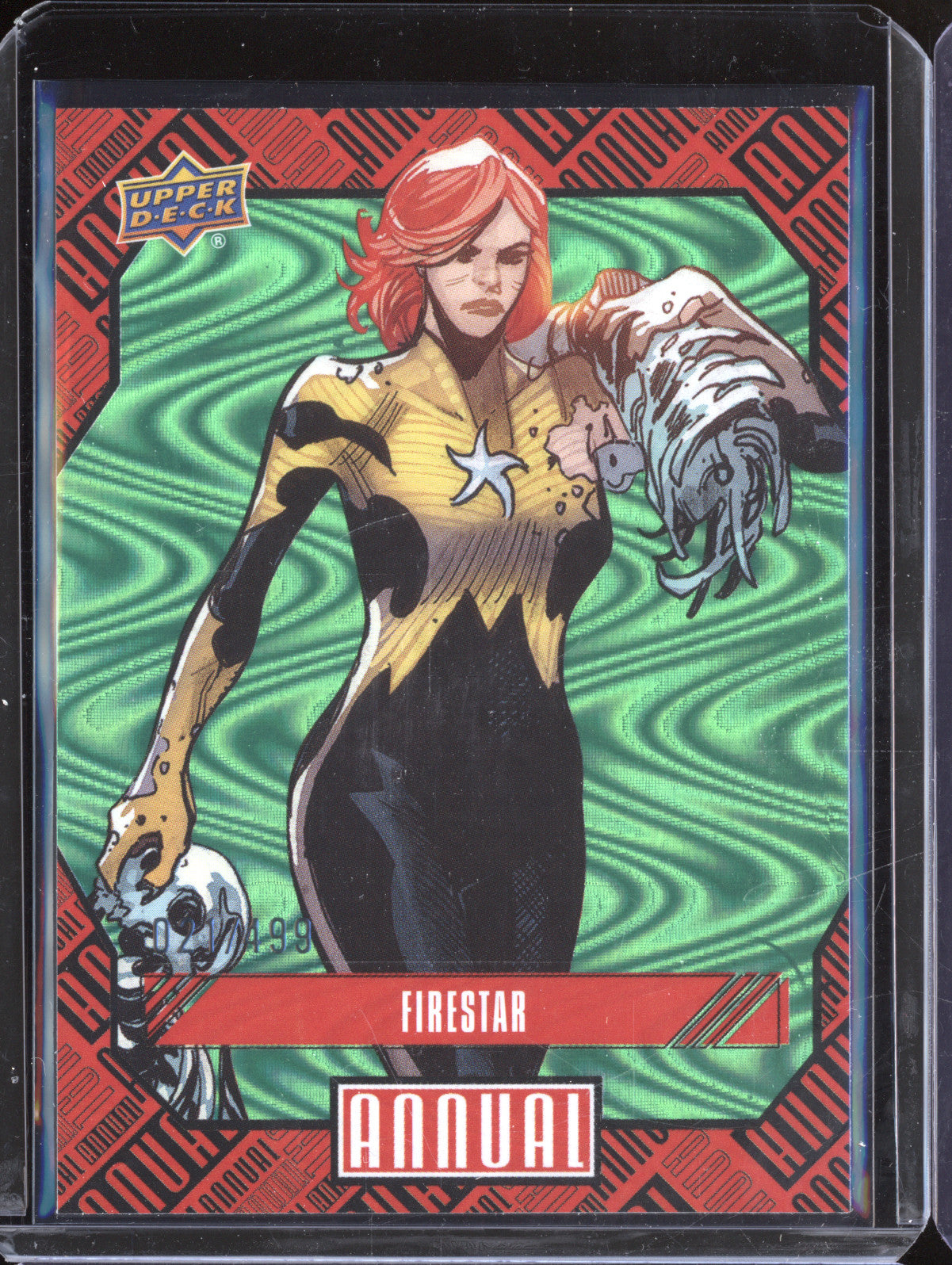 Firestar 2023-24 Upper Deck Marvel Annual 41 Green 21/499