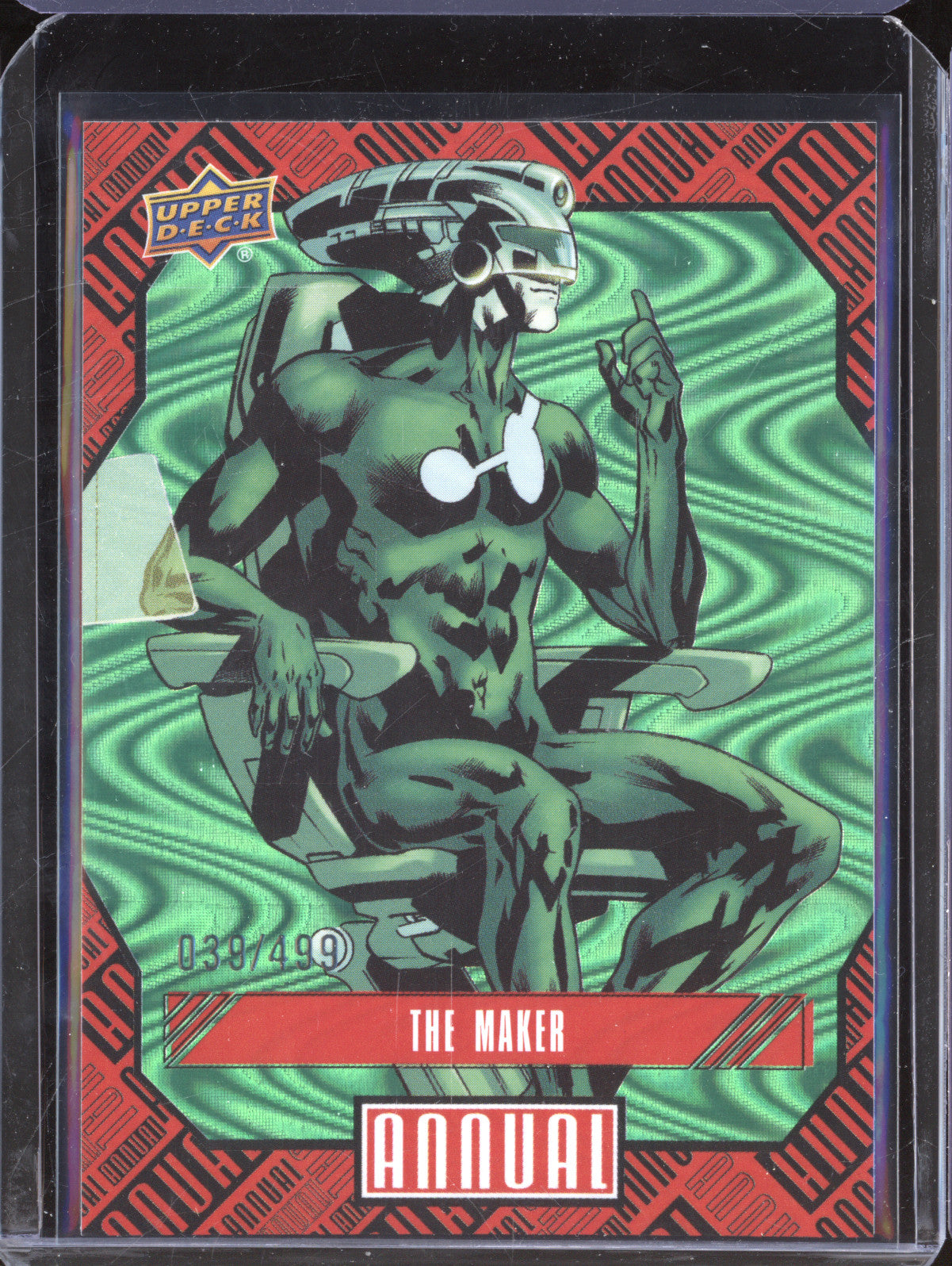 The Maker 2023-24 Upper Deck Marvel Annual 85 Green 39/499