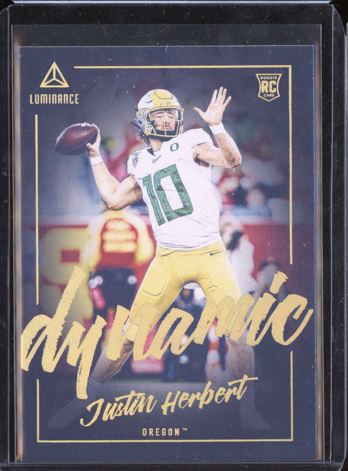 Justin Herbert 2020 Panini Luminance DR3 Dynamic RC