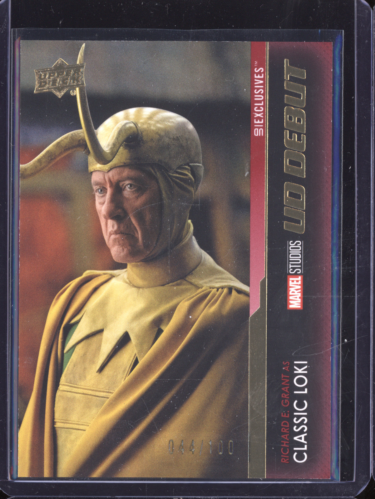 Classic Loki 2024 Upper Deck Marvel Studios Series 1 Exclusives UD DEBUT 44/100