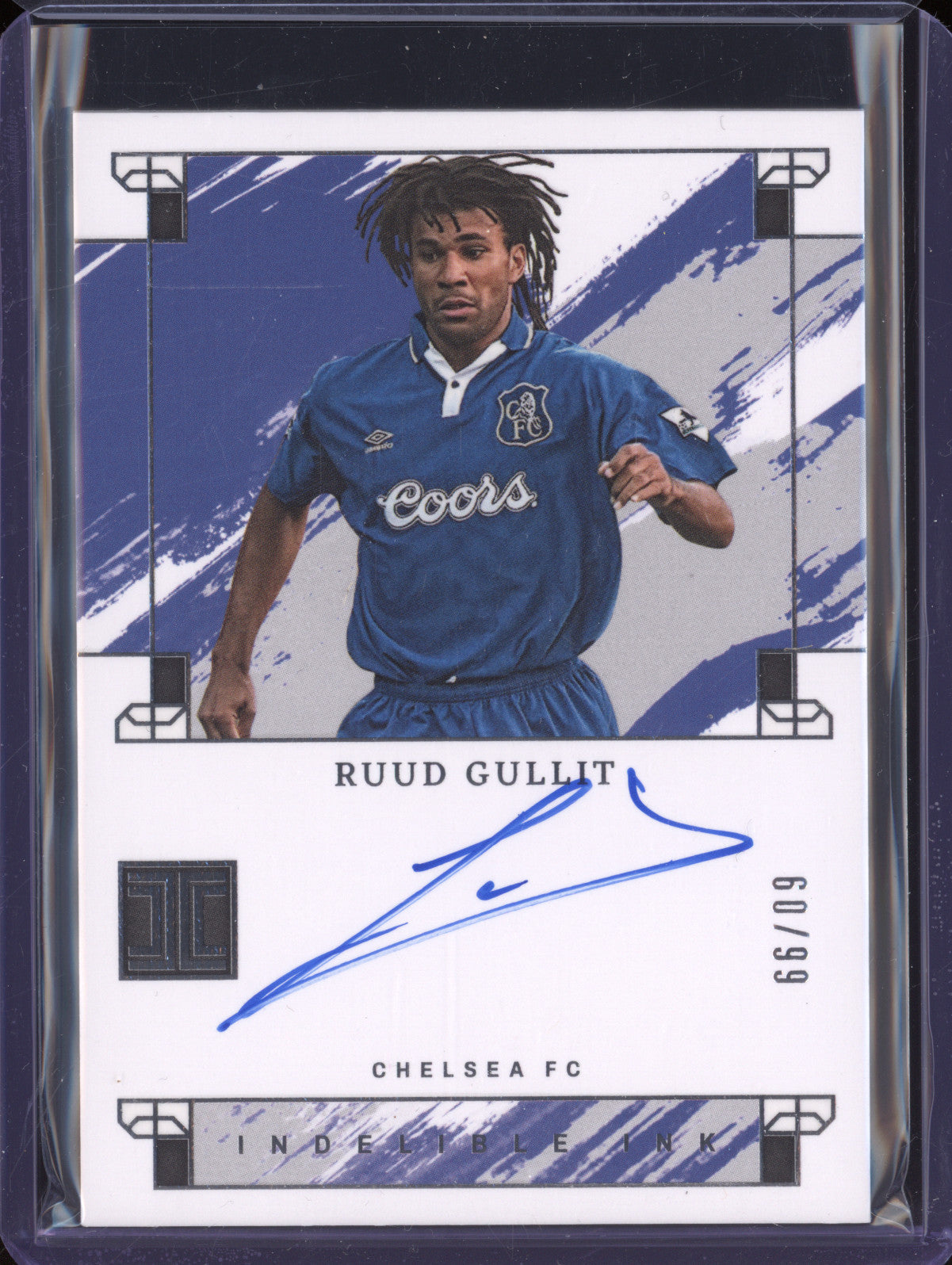 Ruud Gullit 2023-24 Panini Impeccable Premier League II-RG Indelible Ink 60/99