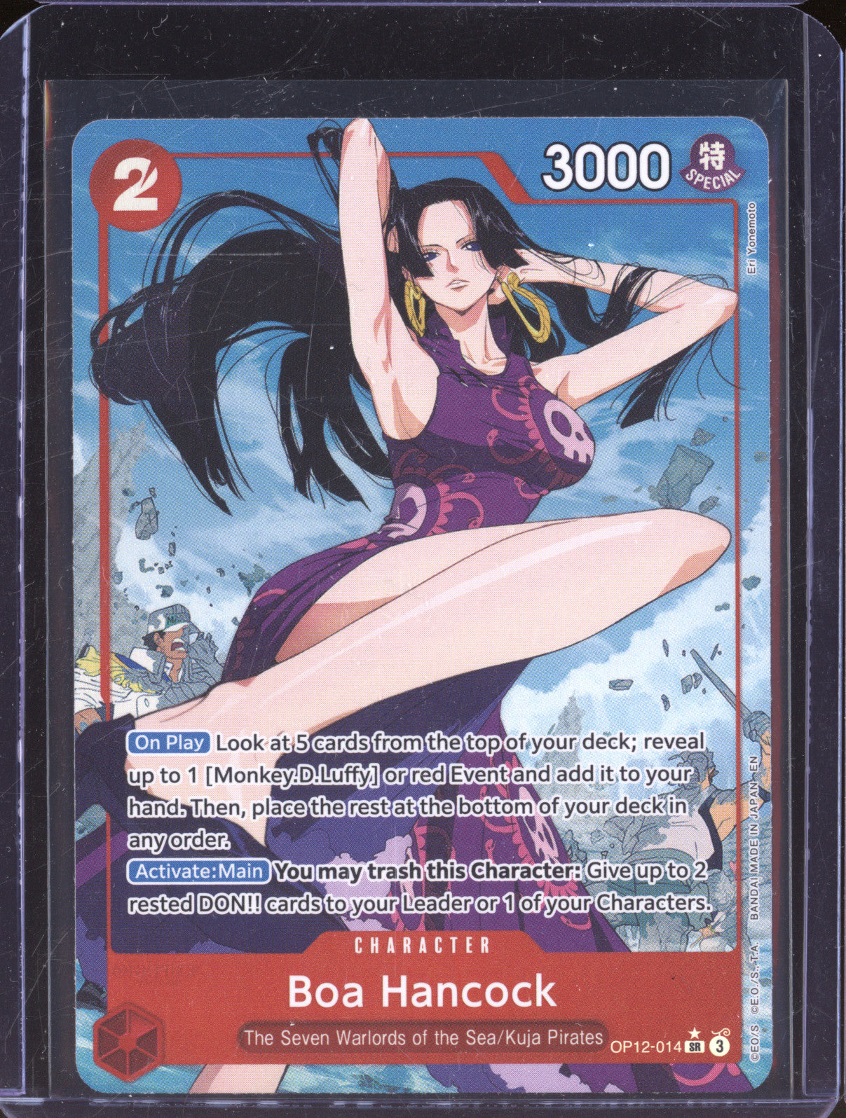Boa Hancock 2025 One Piece Legacy of the Master OP12-014 Super Rare Alt Art