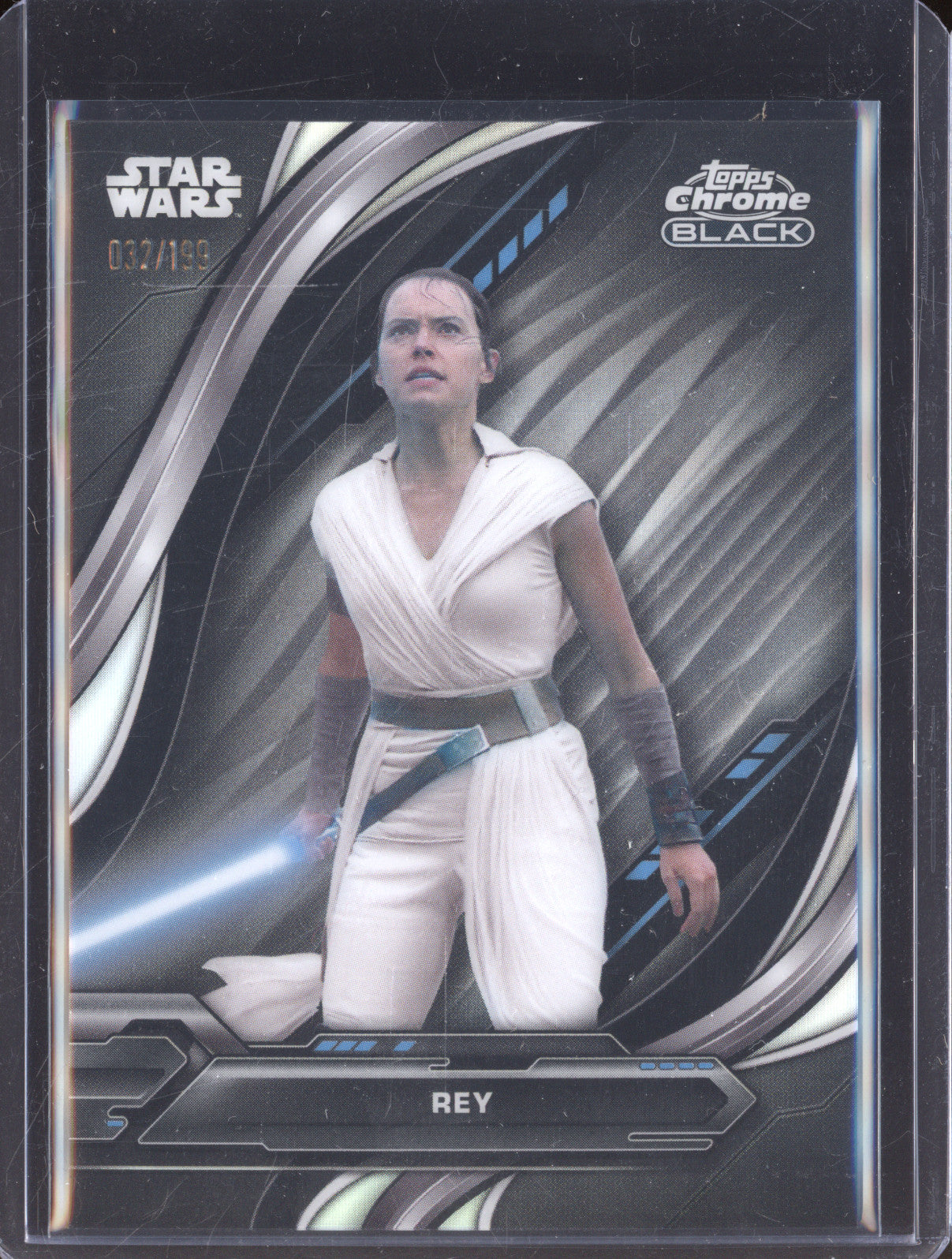 Rey 2024 Topps Chrome Black 2 Refractor 32/199
