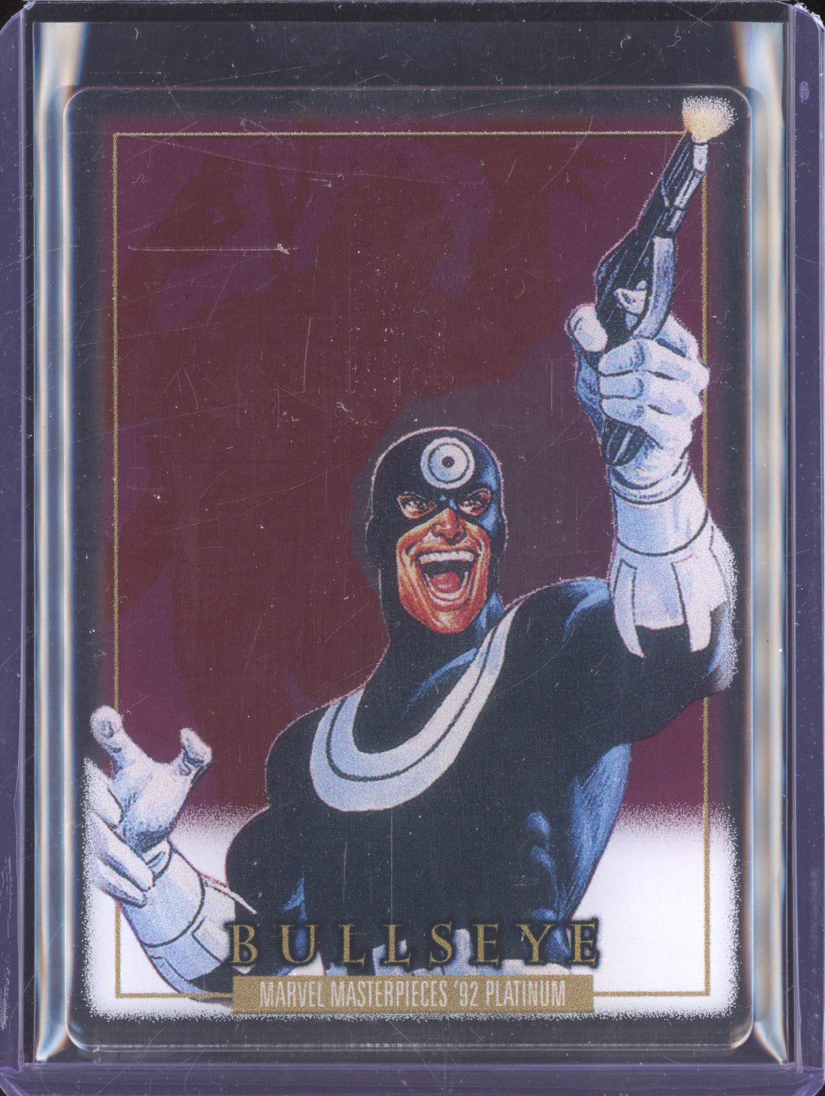 Bullseye 2024 Skybox Masterpieces '92 Platinum 19 Plexi