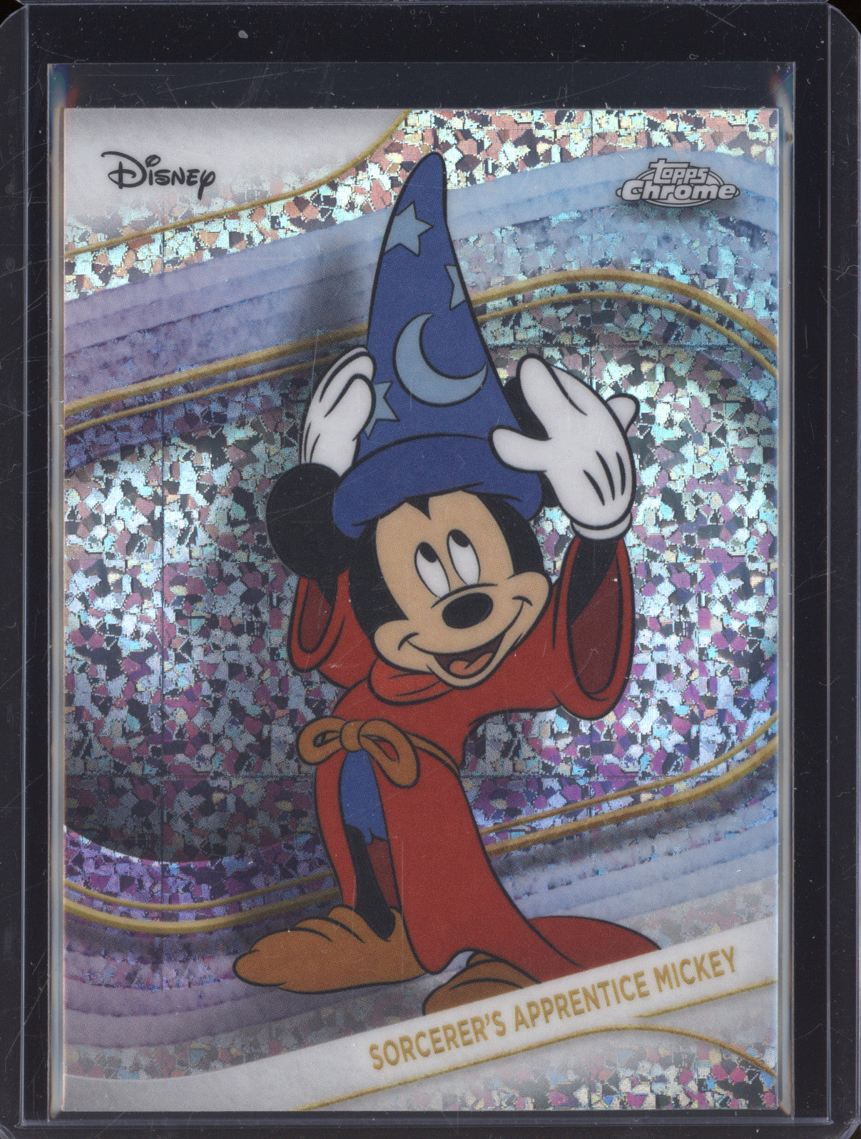 Sorcere's Apprentice Mickey 2025 Topps Chrome Disney 190 Mini Diamond