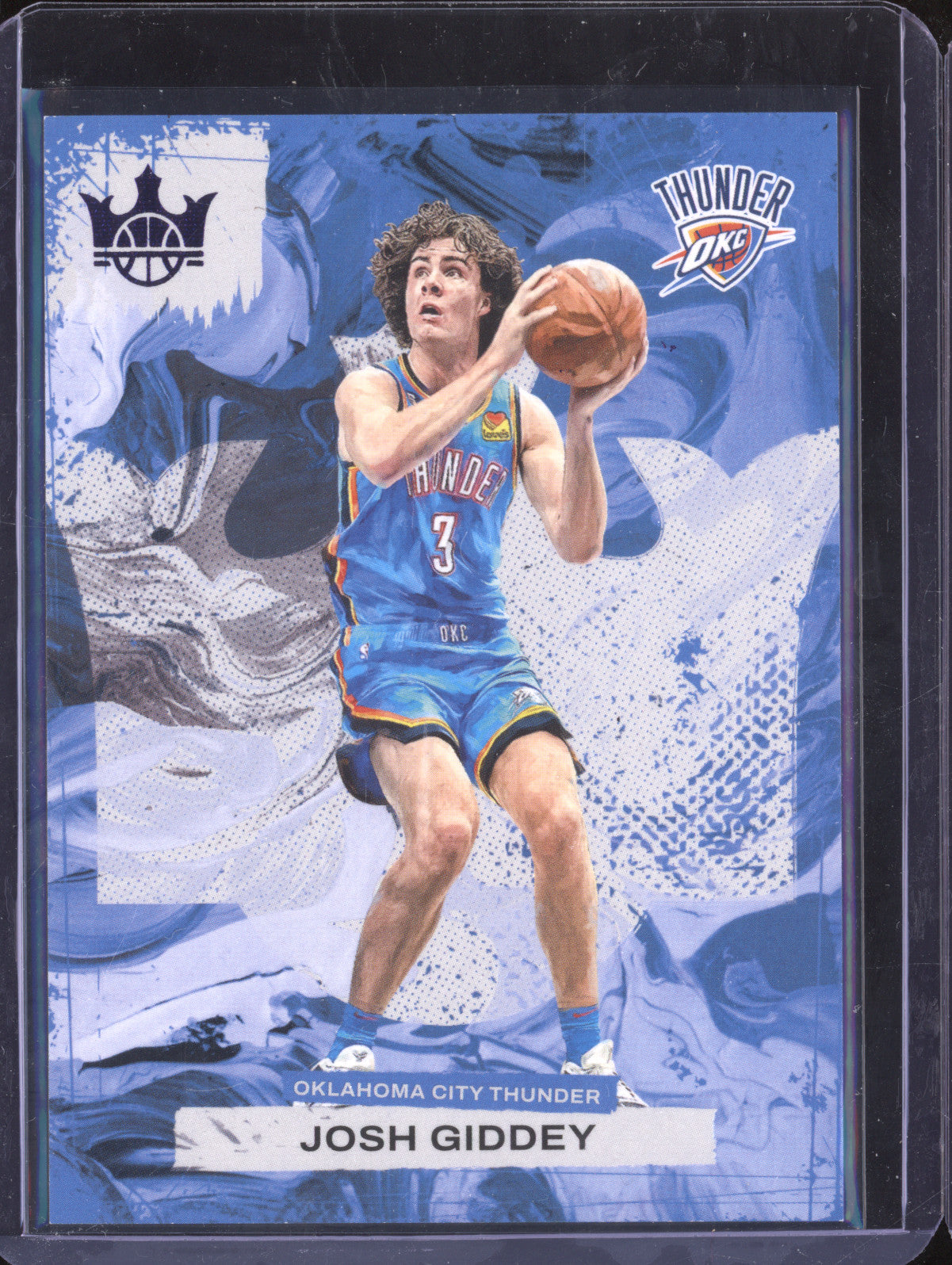 Josh Giddey 2023-24 Panini Court Kings 53 Violet 17/49