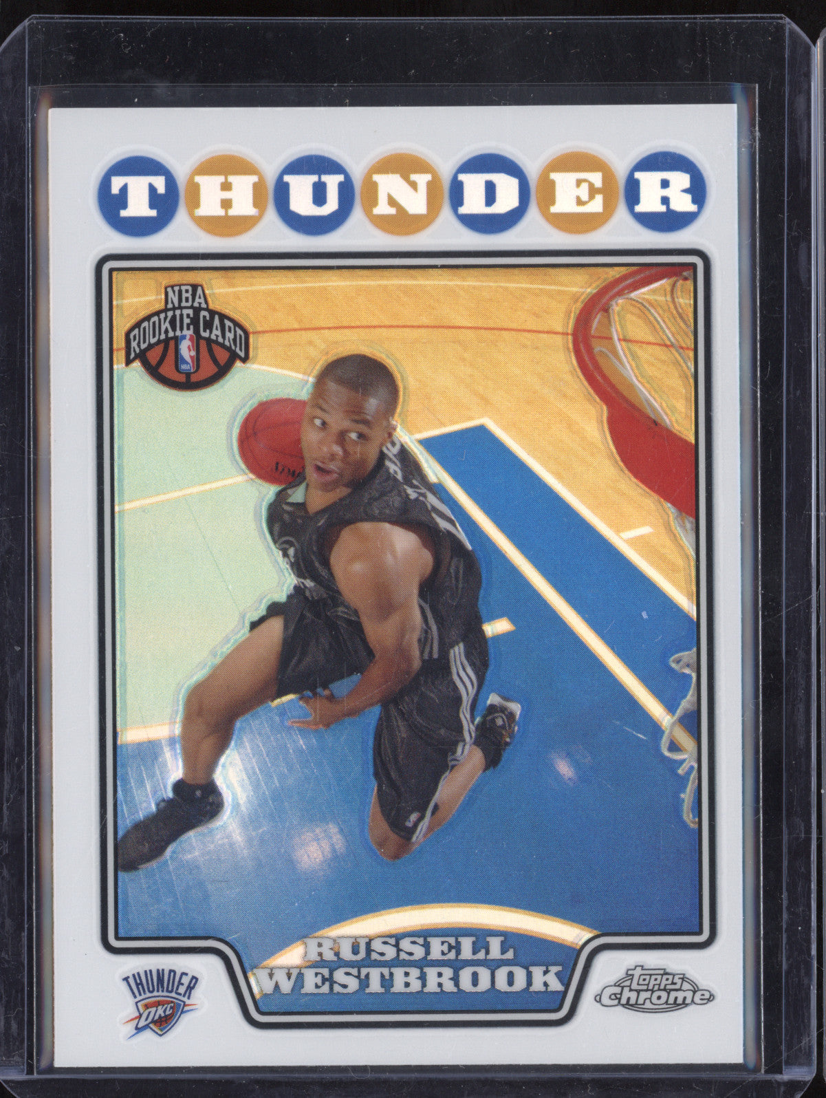 Russell Westbrook 2008-09 Topps Chrome 184 Refractor RC