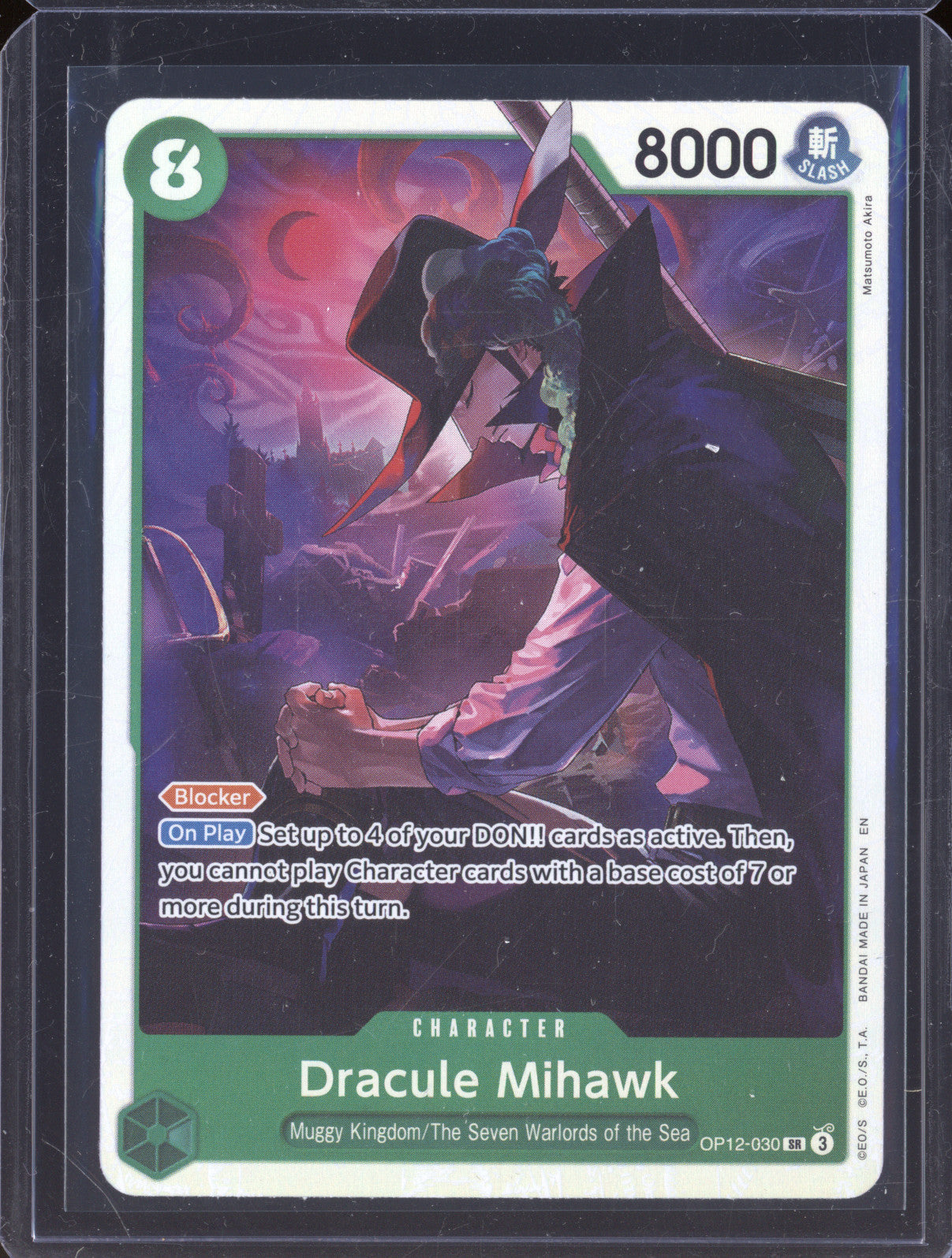 Dracule Mihawk 2025 One Piece Legacy of the Master OP12-030 Super Rare