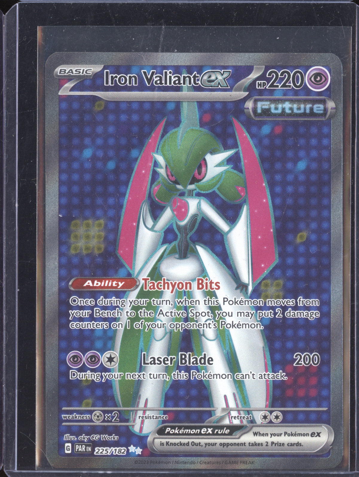 Iron Valiant ex 2023 Pokemon Paradox Rift 225/182 Ultra Rare