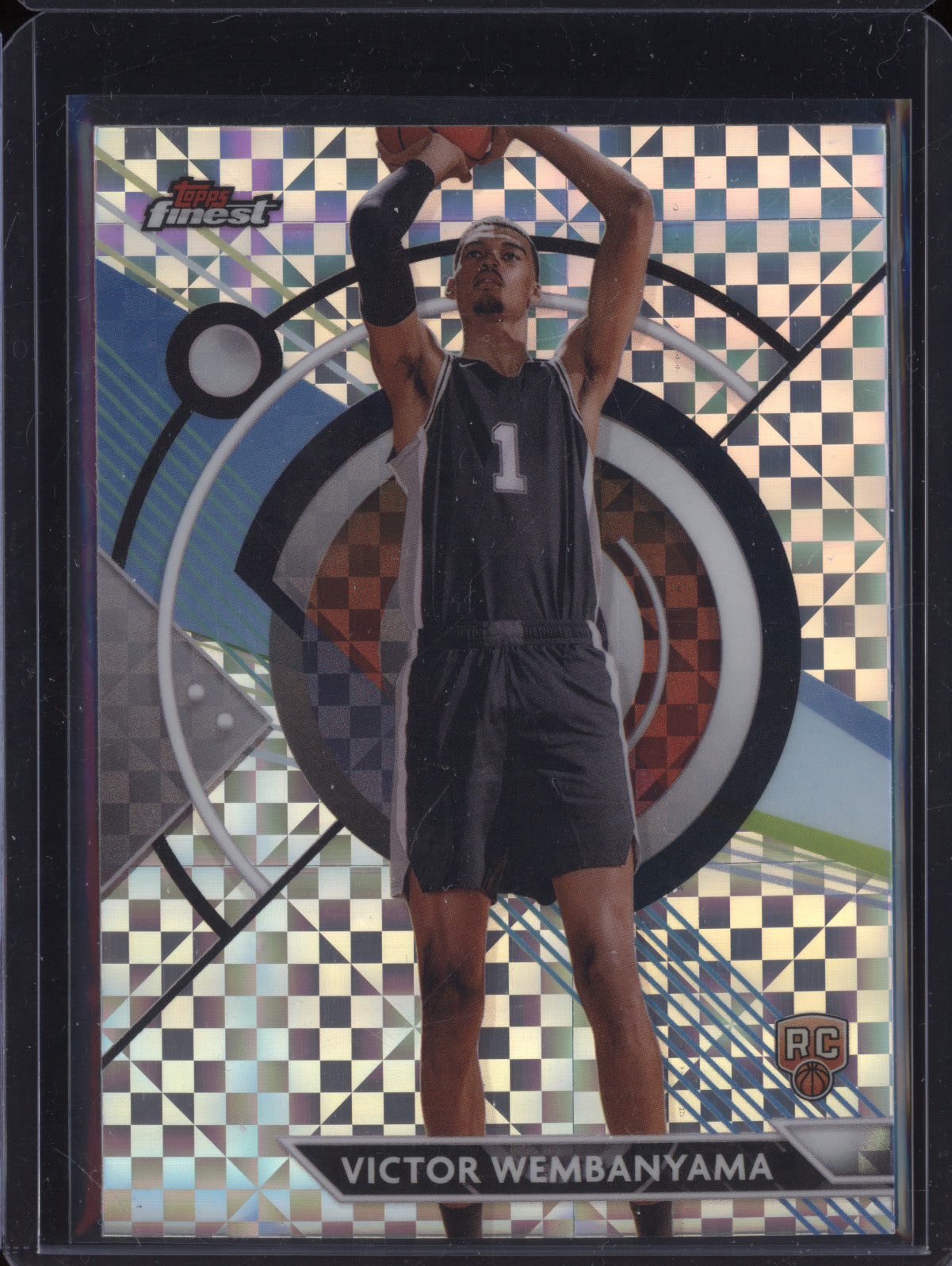 Victor Wembanyama 2023-24 Topps Finest 76 Checkerboard RC