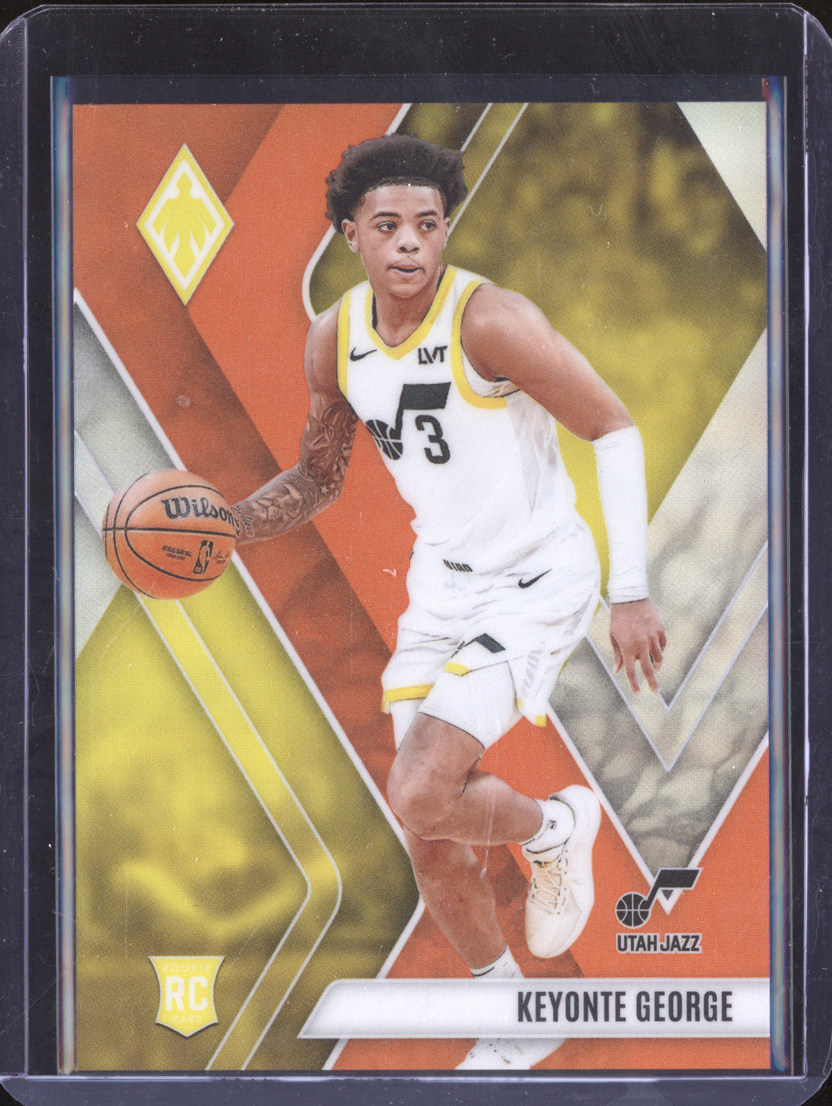 Keyonte George 2023-24 Panini Phoenix 296 Orange RC 24/99