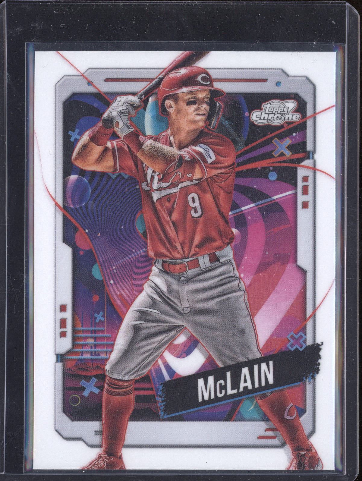 Matt McLain 2024 Topps Cosmic Chrome 85 White Hole Refractor