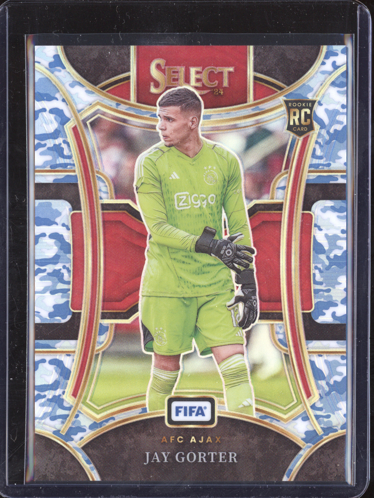 Jay Gorter 2023-24 Panini Select FIFA 154 Winter Camo RC 51/99
