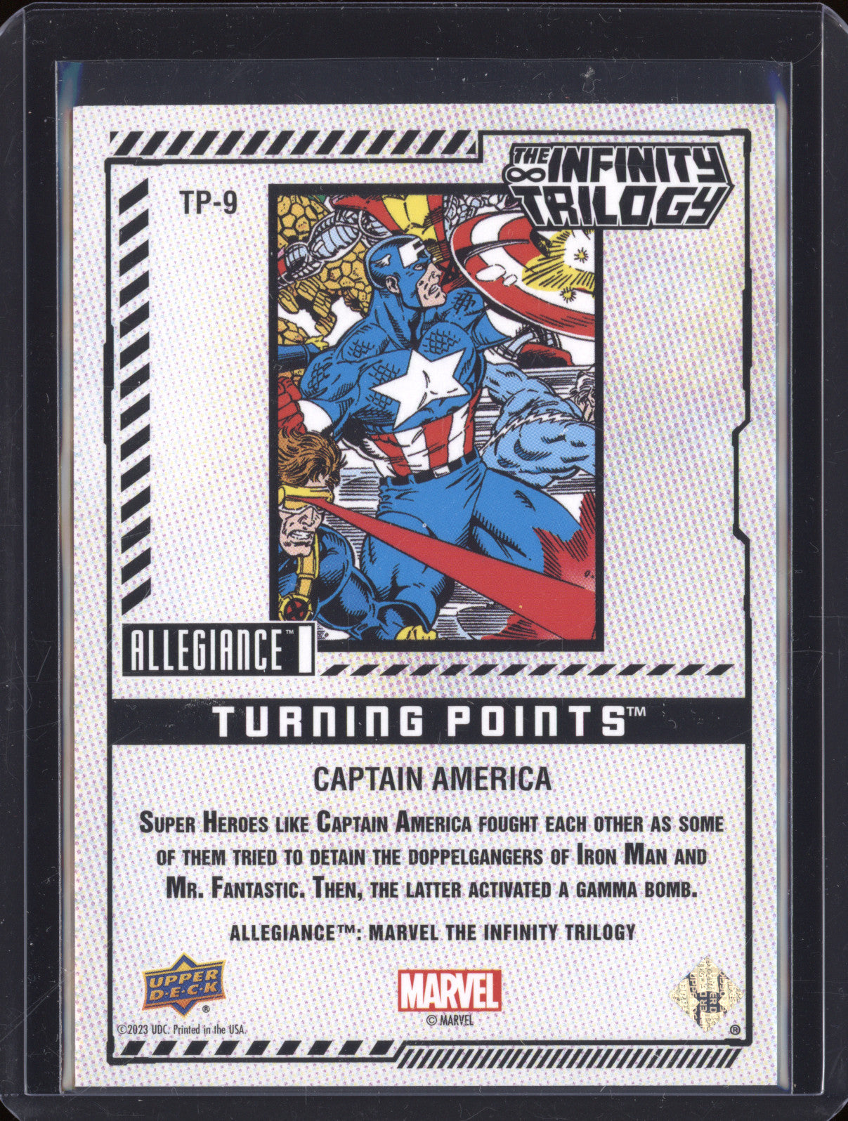 Captain America Upper Deck Allegiance Infinity Trilogy TP-9 Turning Points