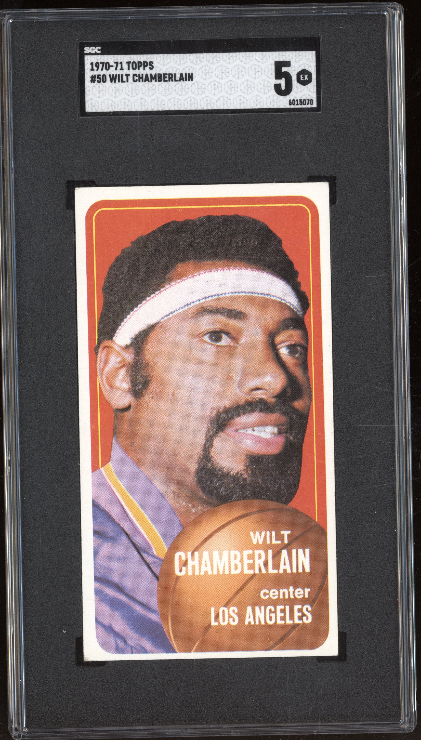 Wilt Chamberlain 1970-71 Topps 50 SGC 5