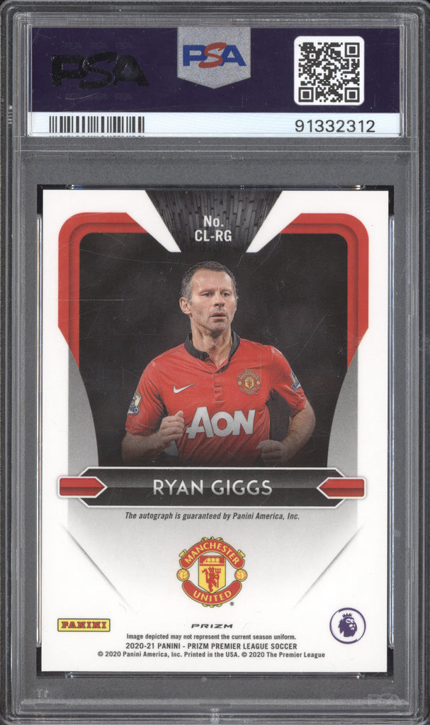 Ryan Giggs Panini good Prizm autograph limited to 49/ manchester united 2020