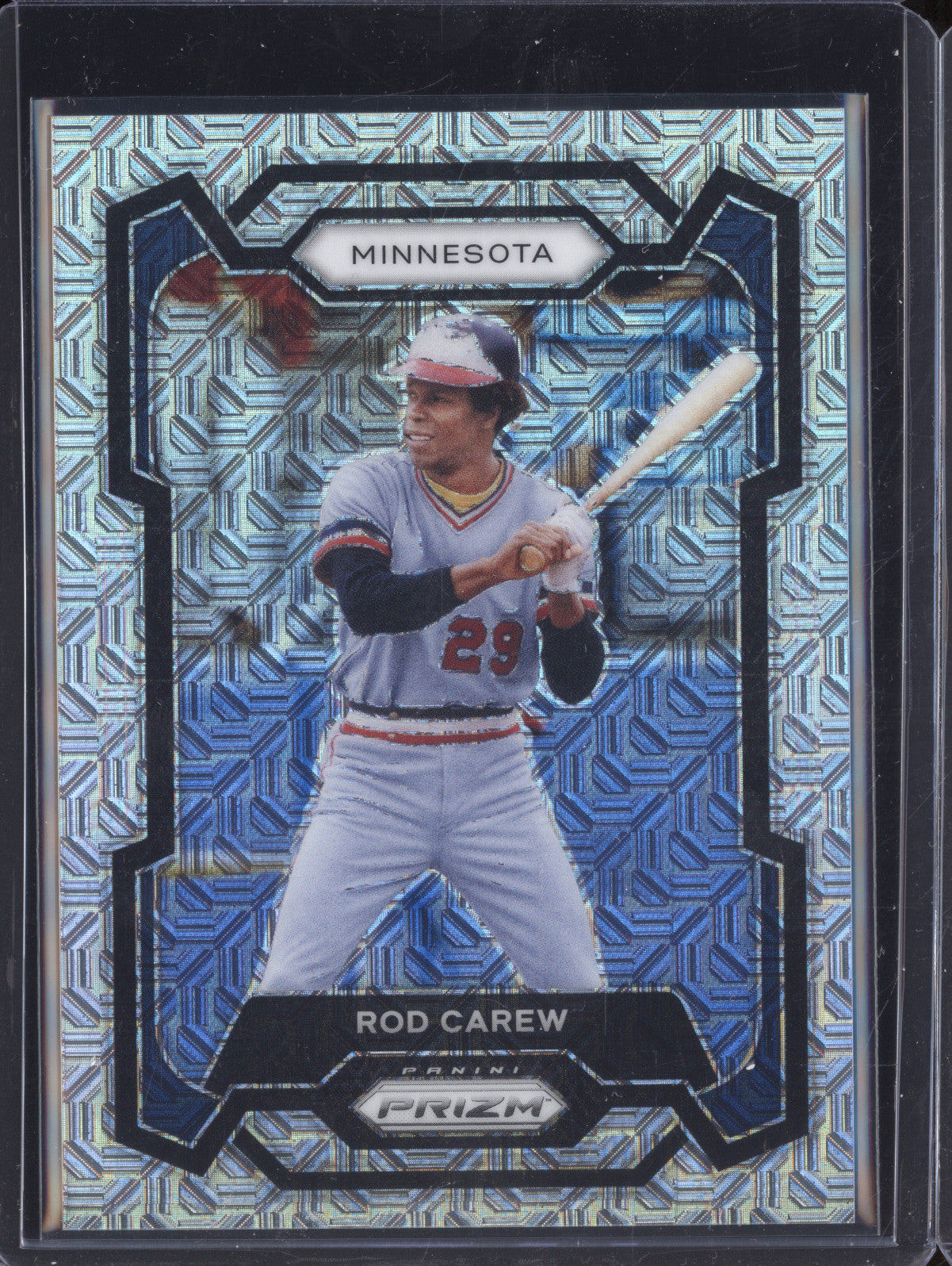 Rod Carew 2024 Panini Prizm 58 Mojo 6/25