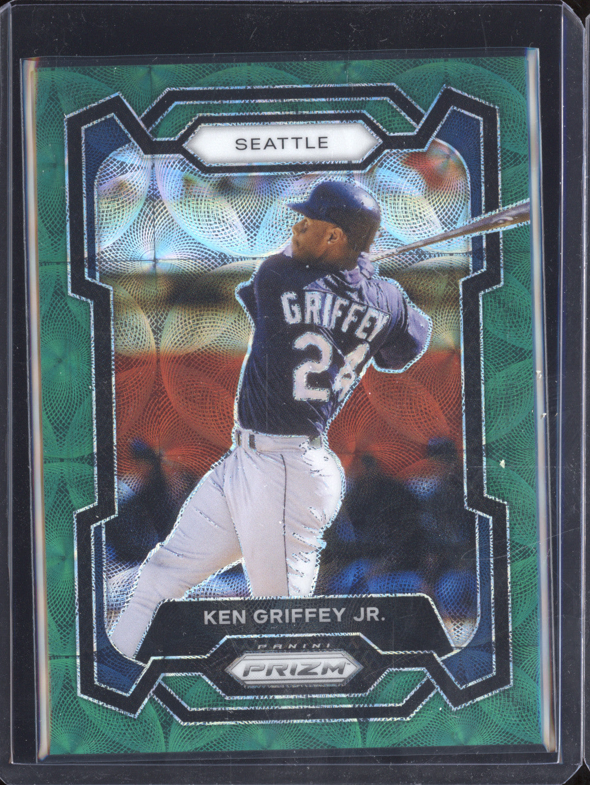 Ken Griffey Jr 2024 Panini Prizm 171 Green Scope 62/75