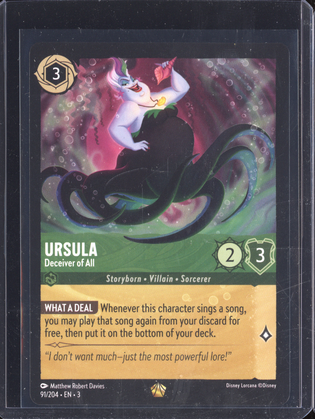 Ursula 2023 Disney Into the Inklands 91/204 Legendary