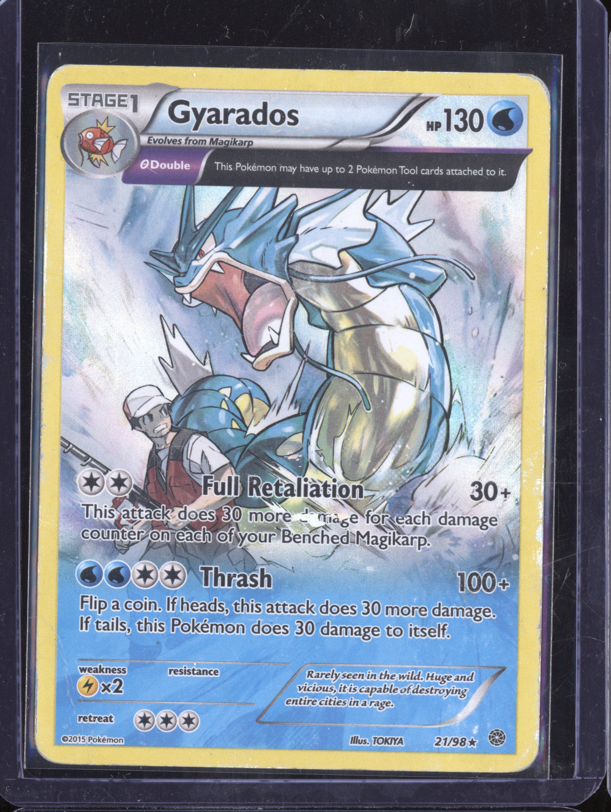 Gyarados 2015 Pokemon Ancient Origins 21/98 Holo