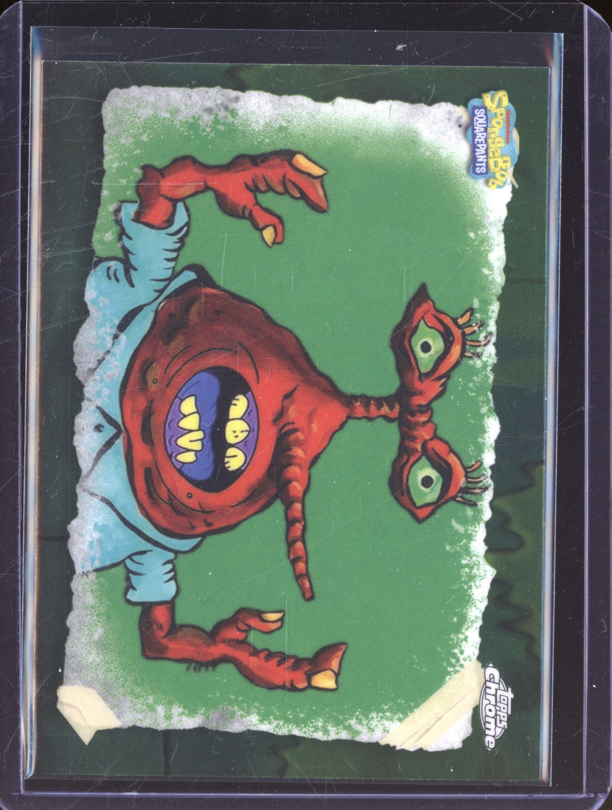 2025 Topps Chrome SpongeBob SquarePants GO-7 Gross Out SSP