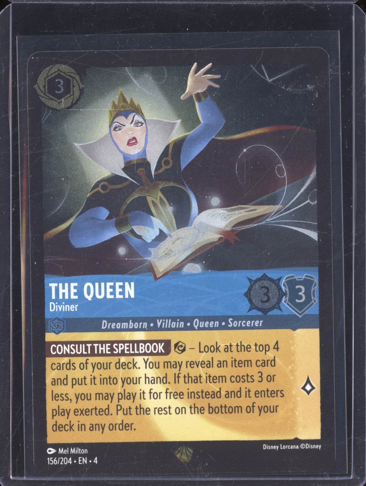 The Queen 2024 Disney Ursula's Return 156/204 Legendary Cold Foil