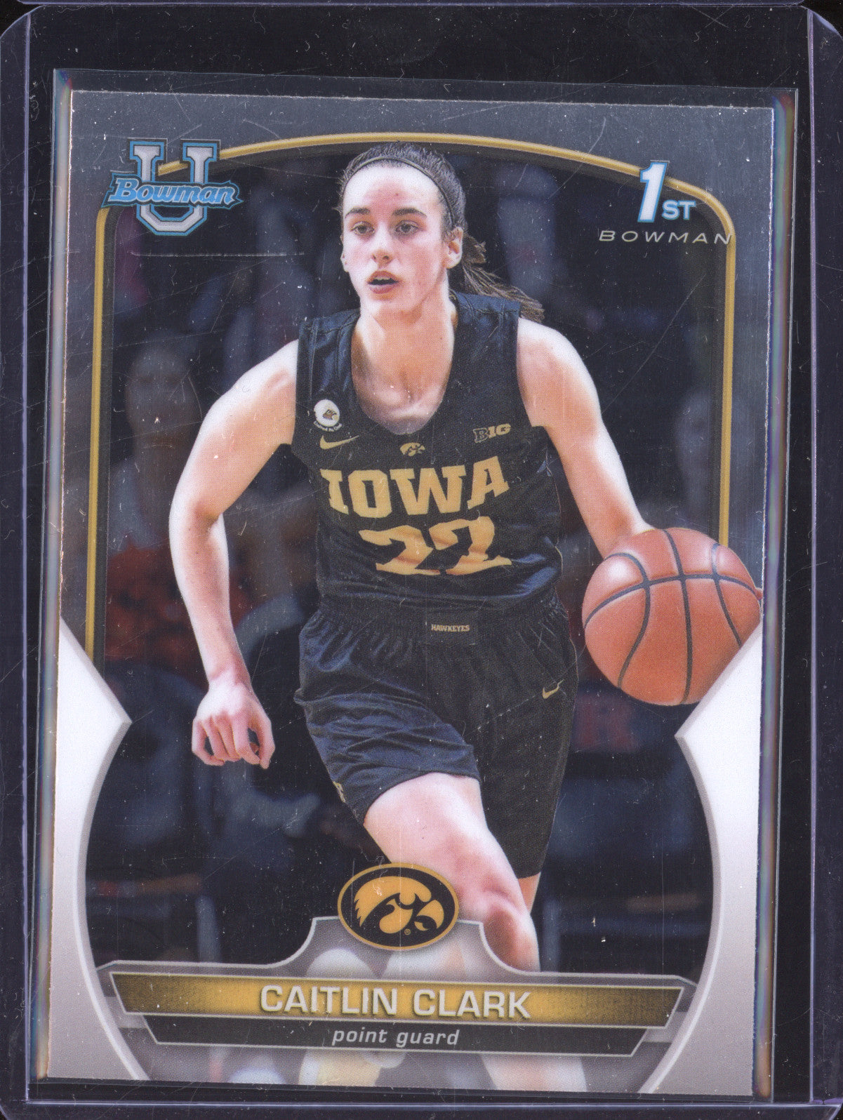 Caitlin Clark 2022-23 Bowman Chrome University 50 1st Bowman RC