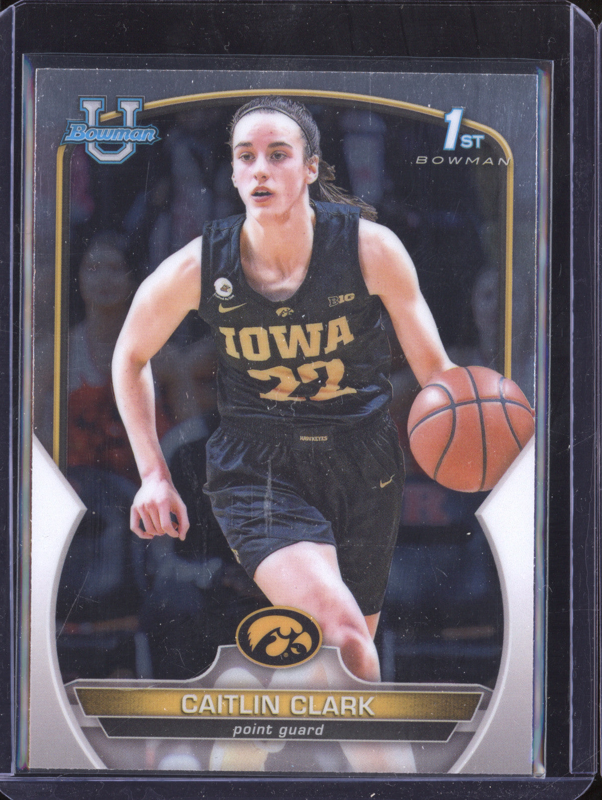 Caitlin Clark 2022-23 Bowman Chrome University 50 1st Bowman RC