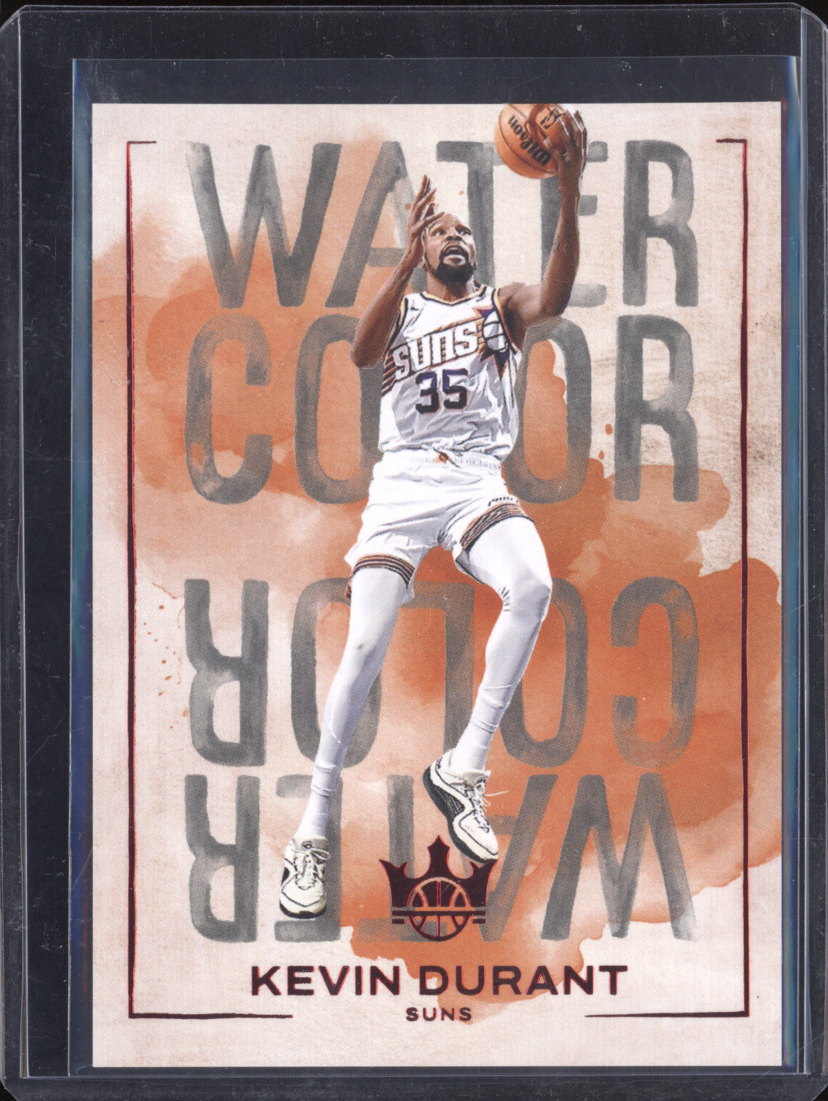 Kevin Durant 2024-25 Panini Donruss 11 Water Color Ruby 29/149