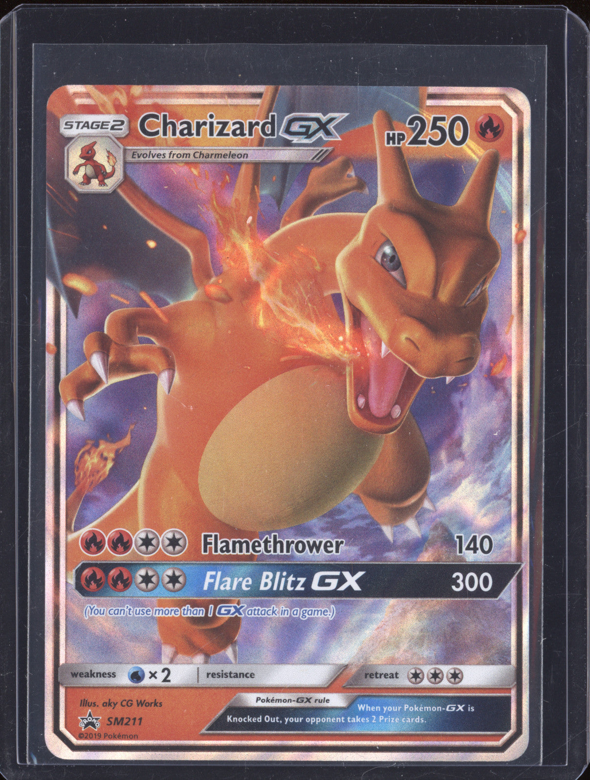 Charizard GX 2019 Pokemon Sun & Moon Promos SM211 Black Star Promo
