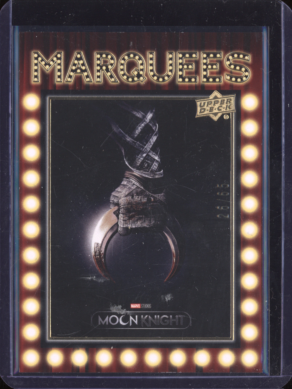 Moon Knight 2024 Upper Deck Marvel Studios Series 1 M-2 Marquees Gold 26/65