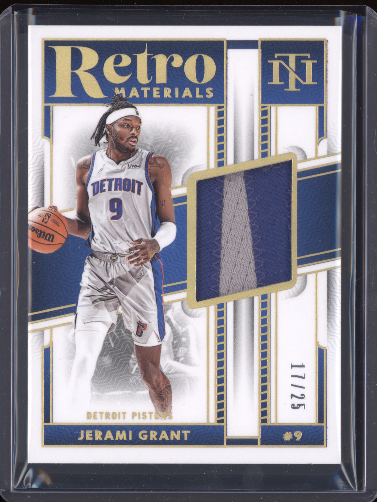 Jerami Grant 2023-24 Panini NT RM-GRA Retro Materials Prime 17/25