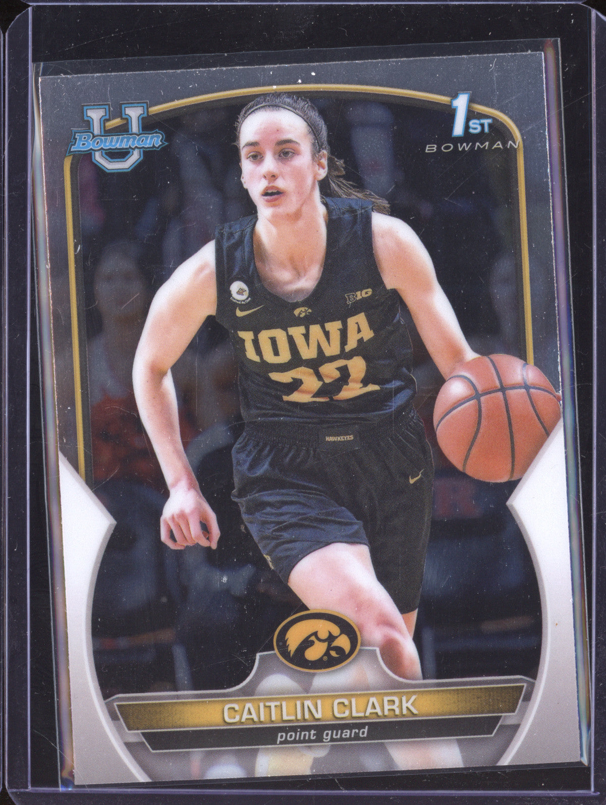 Caitlin Clark 2022-23 Bowman Chrome University 50 1st Bowman RC