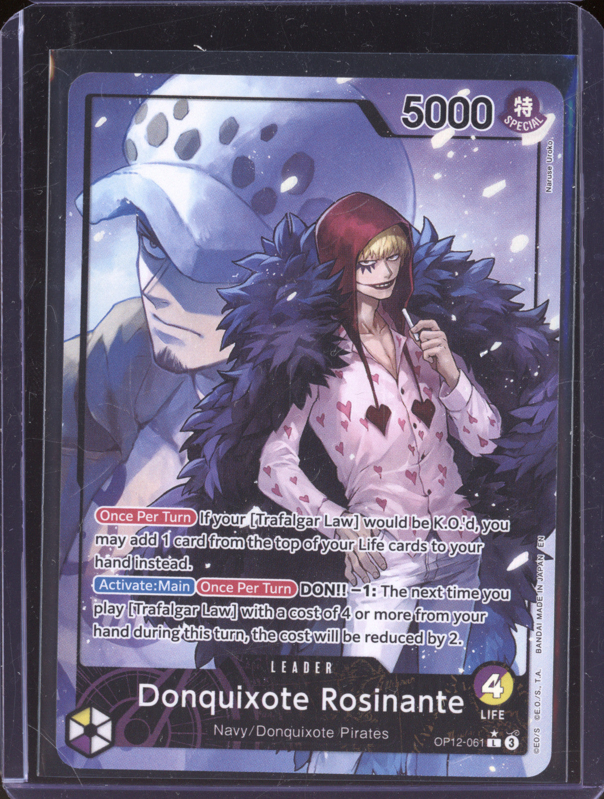 Donquixote Rosinante 2025 One Piece Legacy of the Master OP12-061 Leader Alt Art