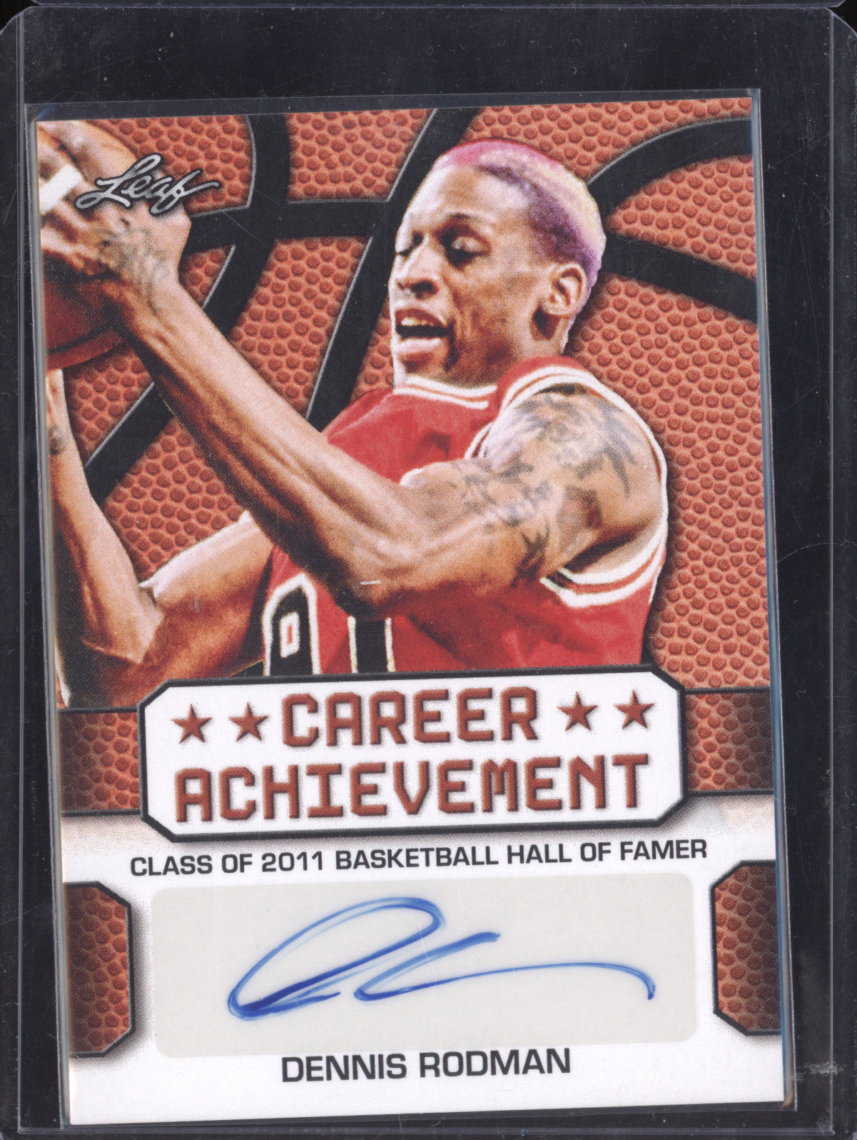 Dennis Rodman 2016 Leaf Best of Basketball CA-DR1 Career Achievement Auto