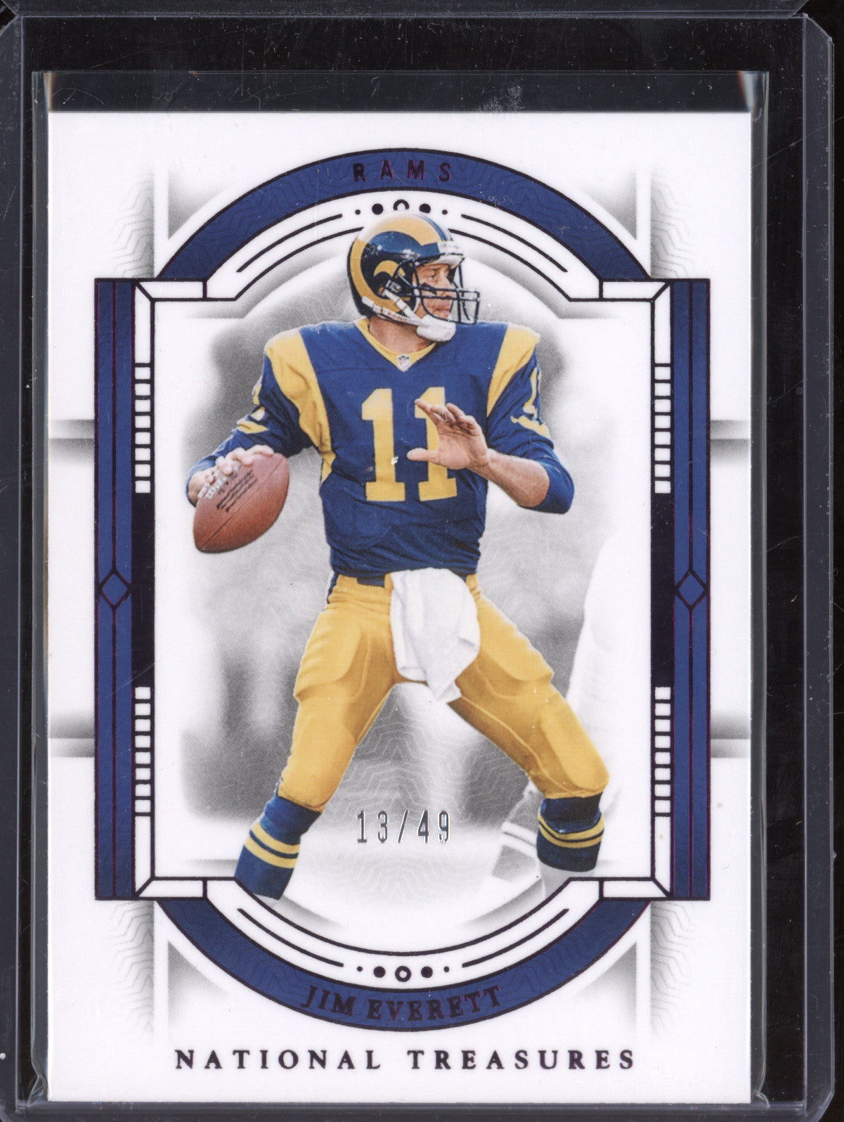 Jim Everett 2023 Panini National Treasures 61 Purple 13/49