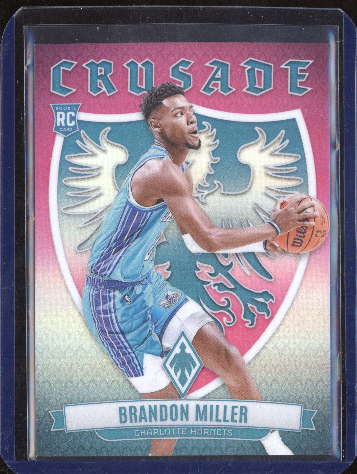 Brandon Miller 2023-24 Panini Phoenix 18 Crusade Pink RC 41/99