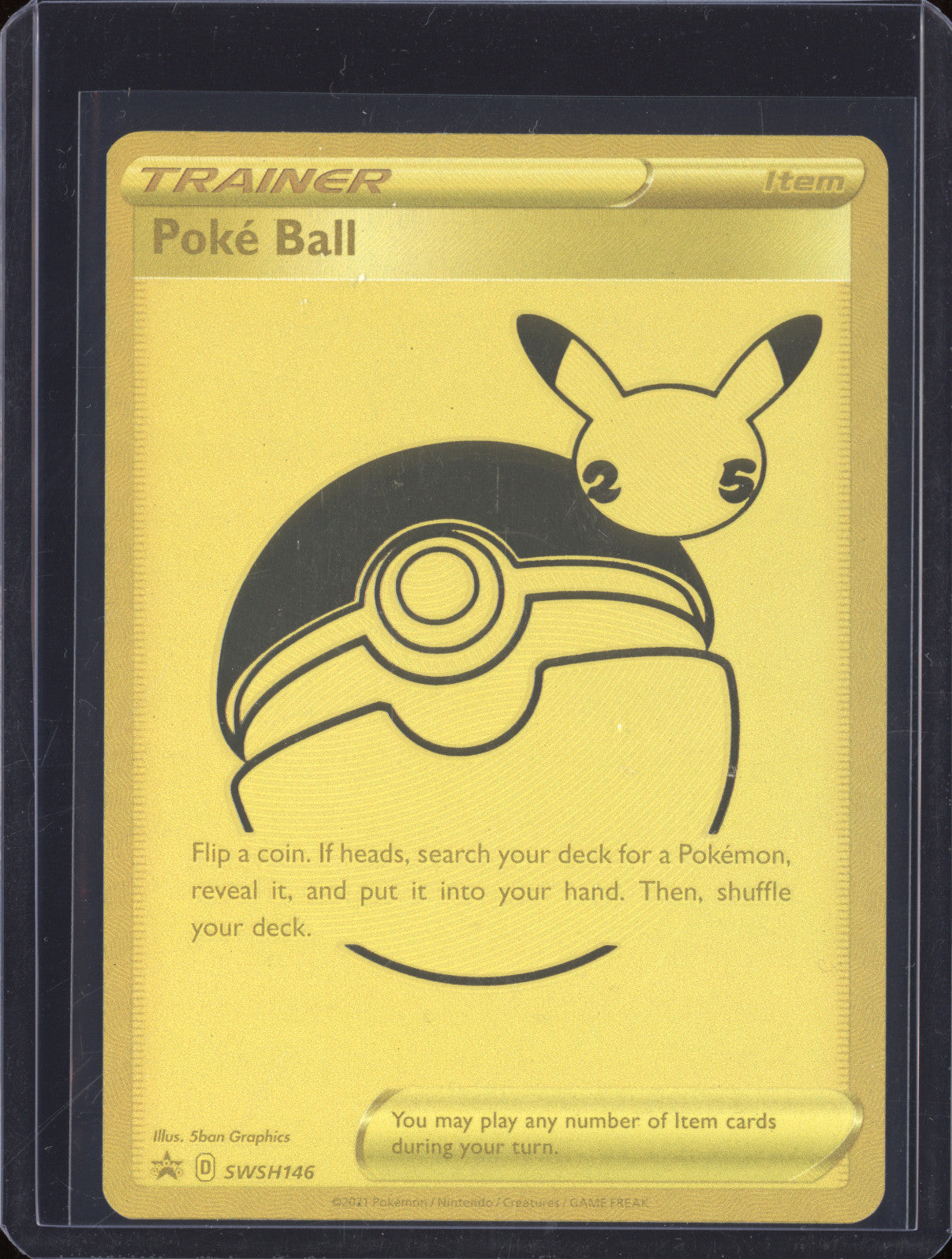 Pokeball 2021 Pokemon Sword & Shield Promos SWSH146 Black Star Promo