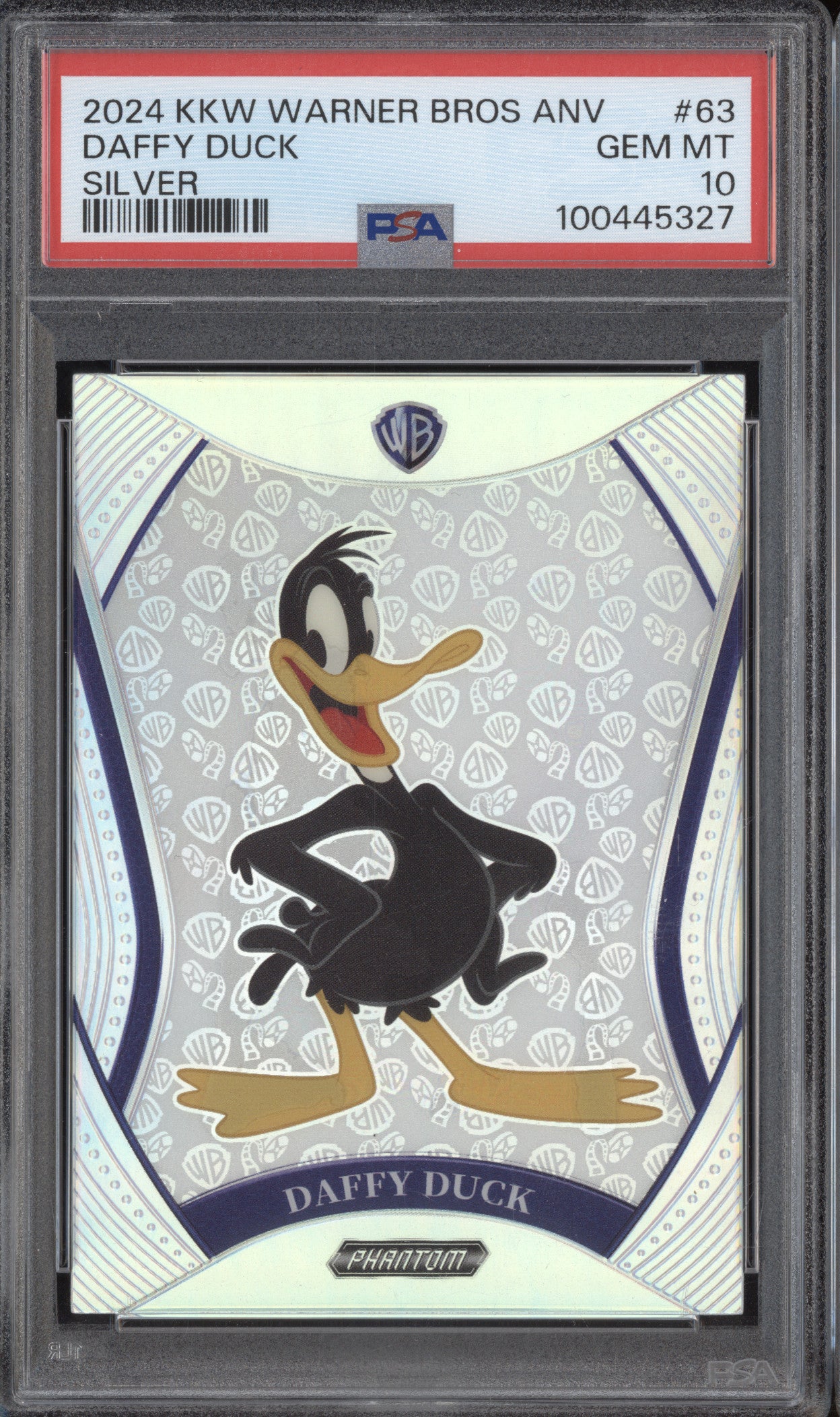 Daffy Duck 2024 Kakawow Warner Bros Anniversary 63 Silver PSA 10