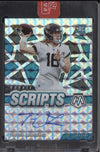 Trevor Lawrence 2021 Panini Mosaic RS-1 Rookie Scripts RC