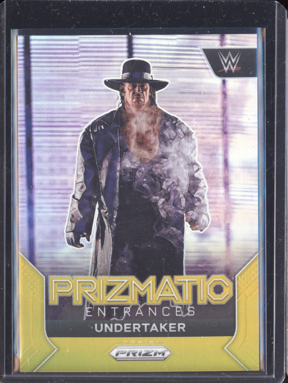 Undertaker 2024 Panini Prizm 7 Prizmatic Entrances Gold 1/10