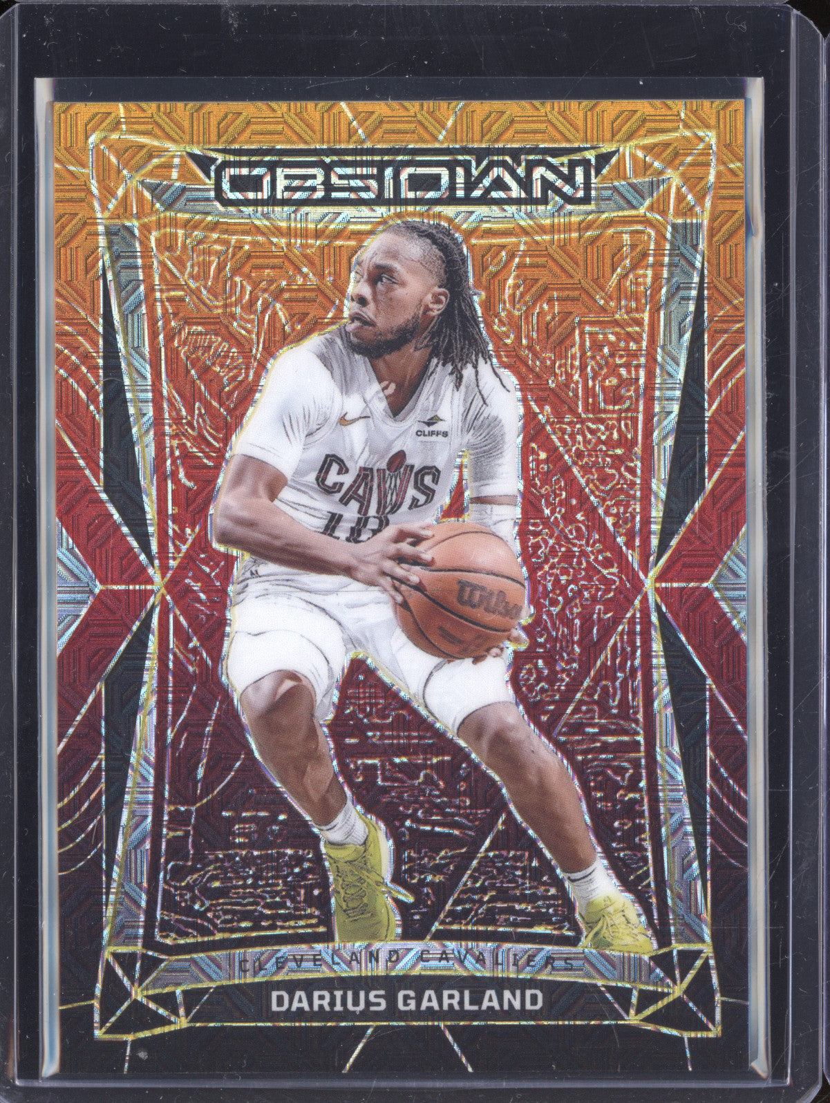 Darius Garland 2023-24 Panini Obsidian 59 Molten Mojo Electric Etch 8/10