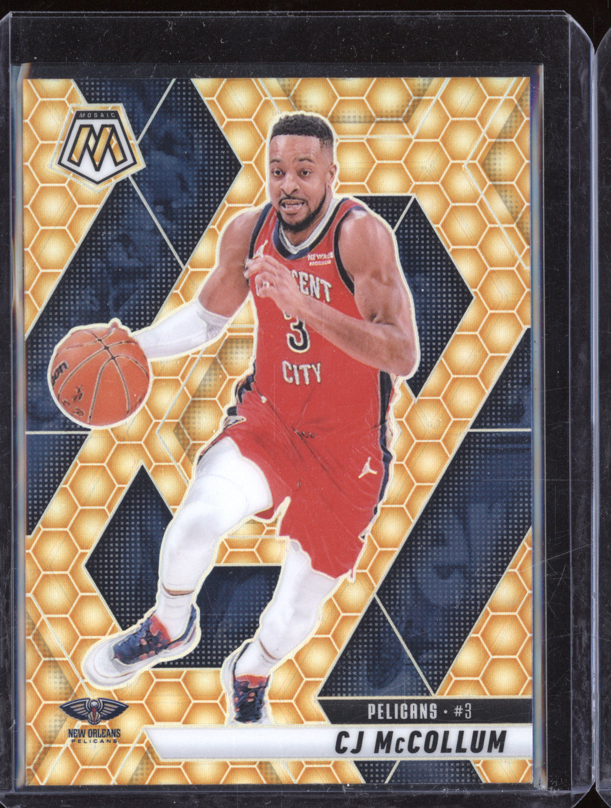 CJ McCollum 2024-25 Panini Mosaic 191 Honeycomb