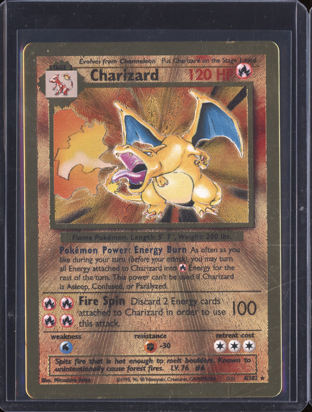 Charizard 2021 Pokemon Celebrations 4/102 UPC Metal Charizard 2021 Pokemon Celebrations 4/102 UPC Metal