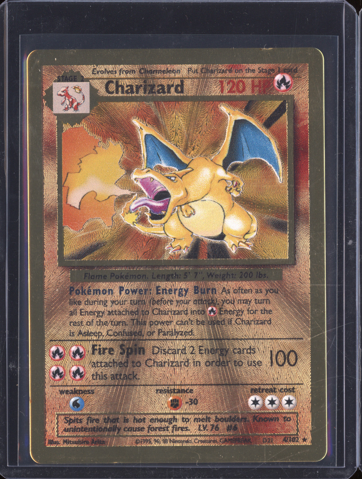 Charizard 2021 Pokemon Celebrations 4/102 UPC Metal