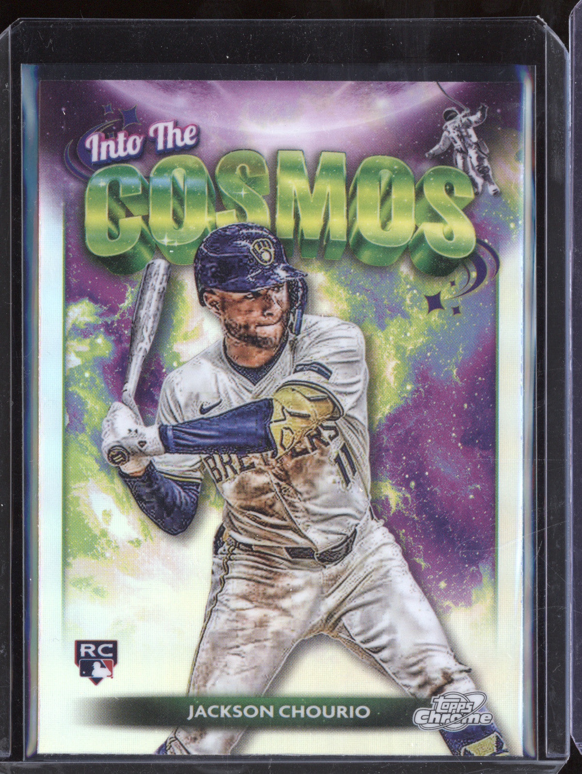 Jackson Chourio 2024 Topps Cosmic Chrome ITC-13 Into The Cosmos RC