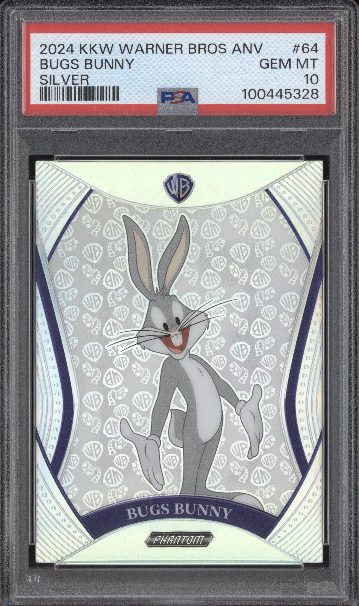 Bugs Bunny 2024 Kakawow Warner Bros Anniversary 64 Silver PSA 10