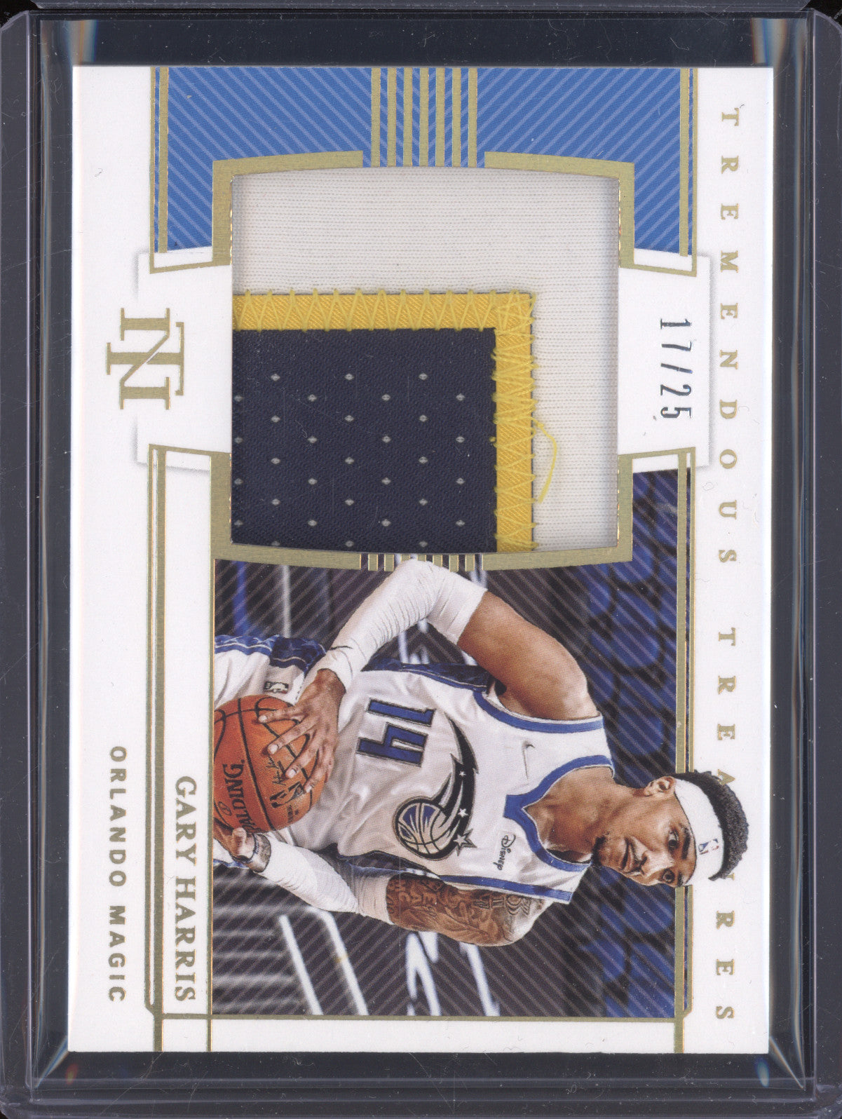 Gary Harris 2020-21 Panini National Treasures Tremendous Treasures Prime 17/25