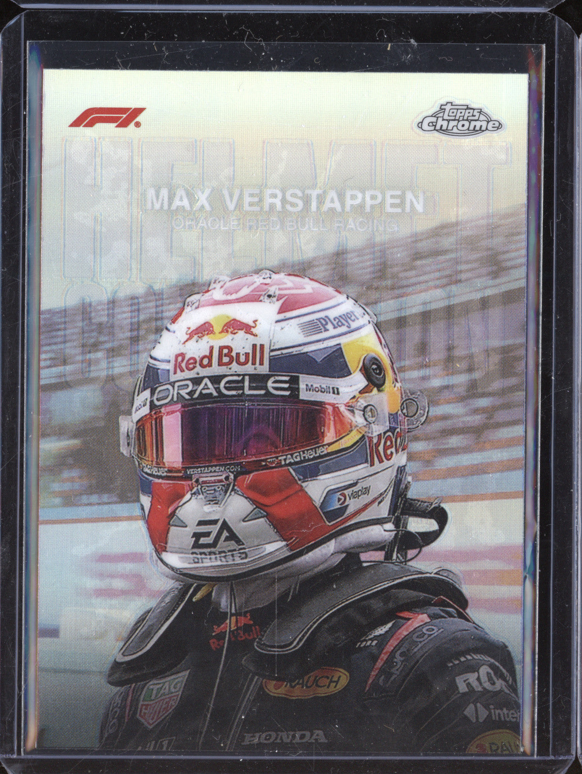 Max Verstappen 2024 Topps Chrome HC-1 Helmet Collection